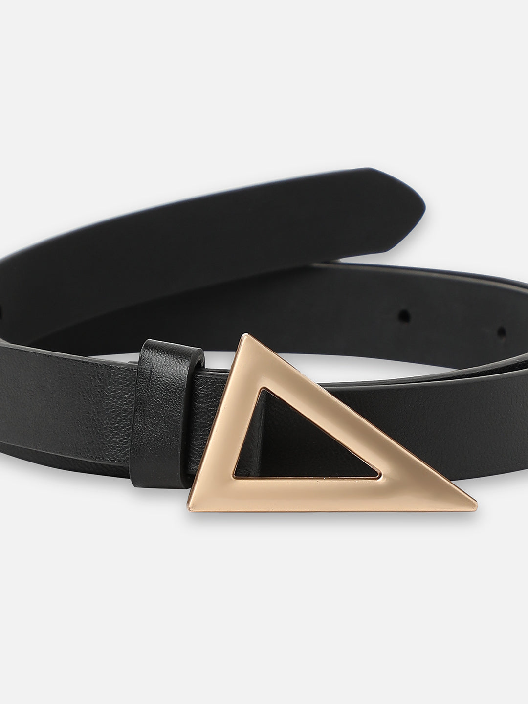 Black Solid Waist Belt
