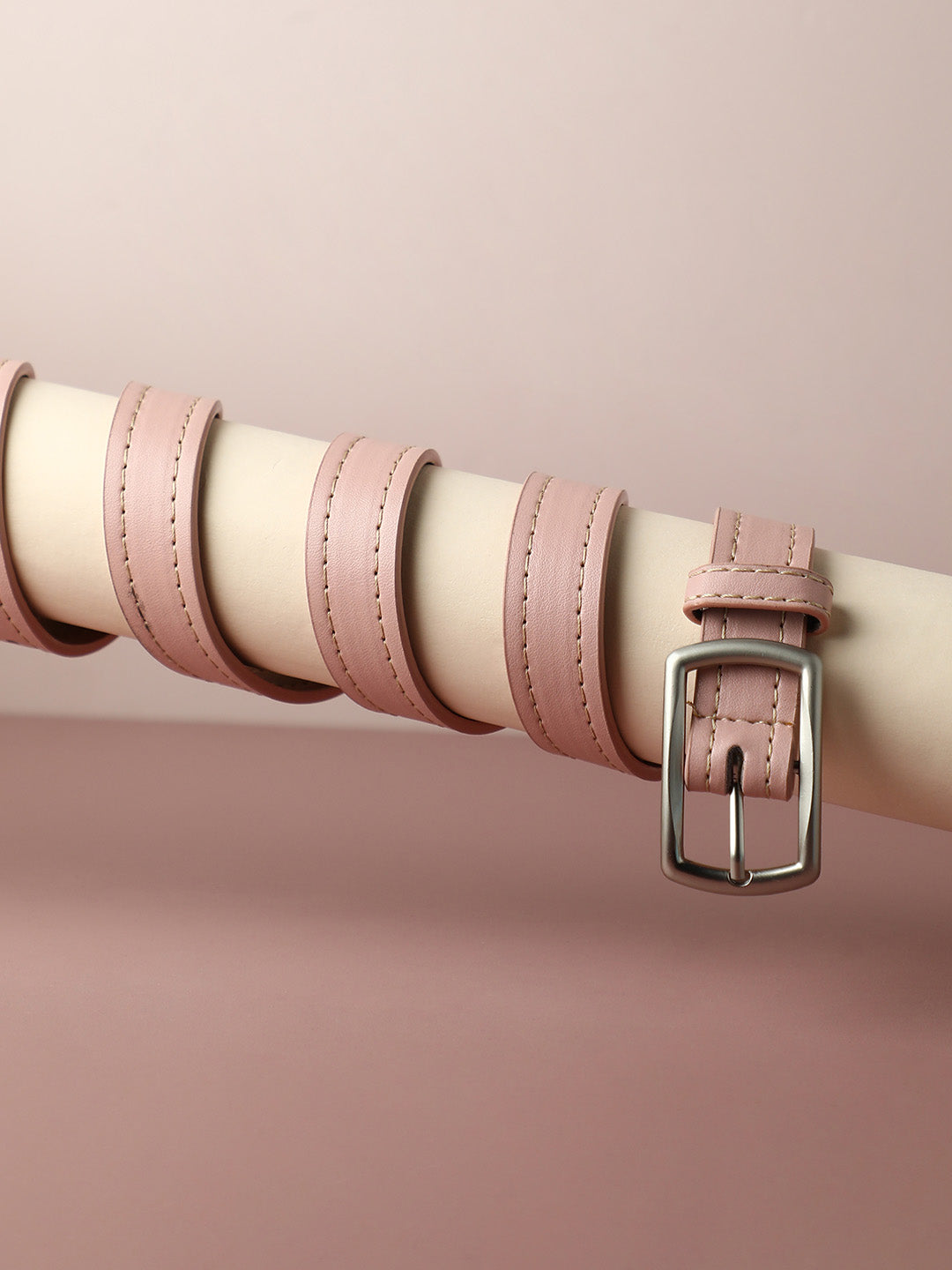 Solid Pink Waist Belt