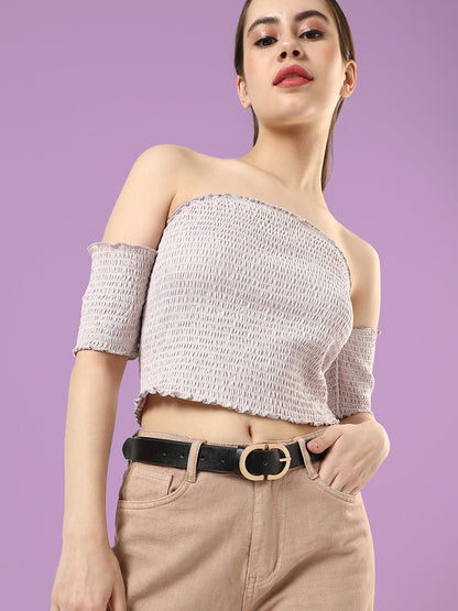 Solid Black Waist Belt