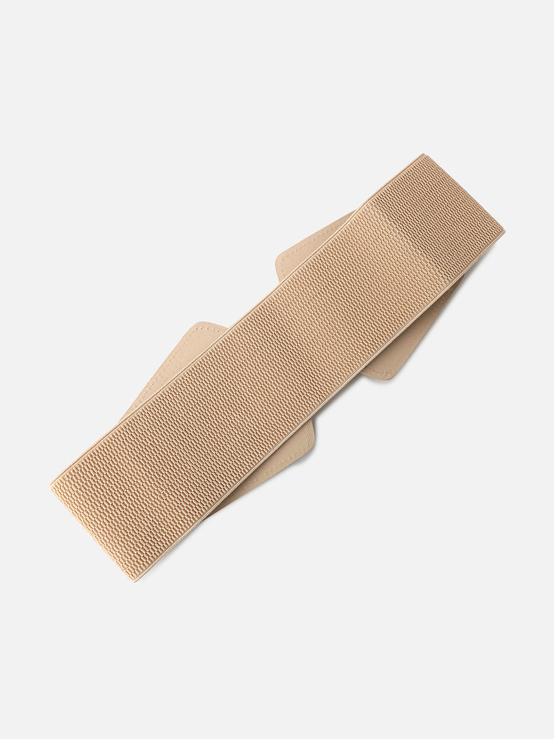 Solid White Waist Belt