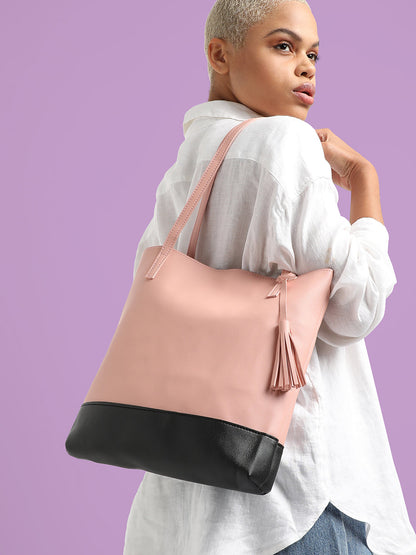 Mabel Black & Pink Tote Bag