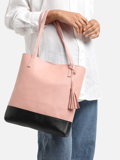 Mabel Black & Pink Tote Bag