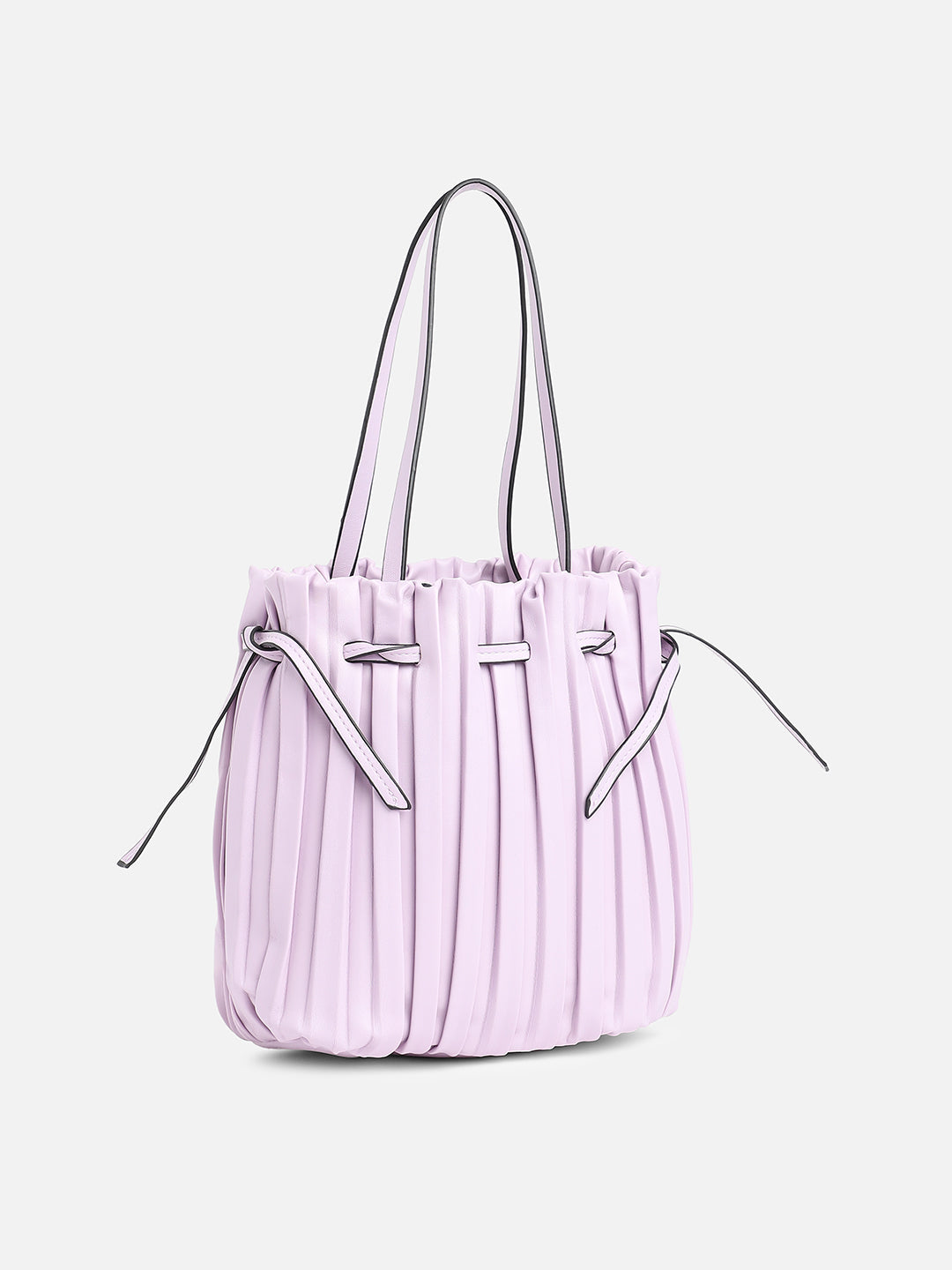 Tug-And-Go Lavender Bucket Bag