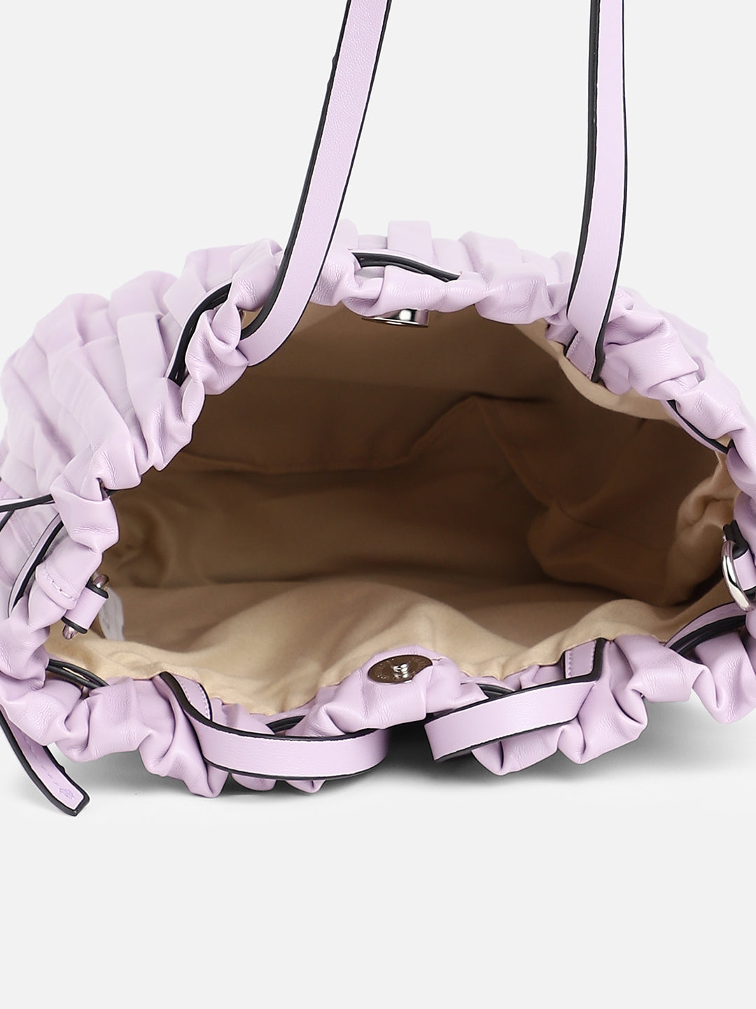 Tug-And-Go Lavender Bucket Bag