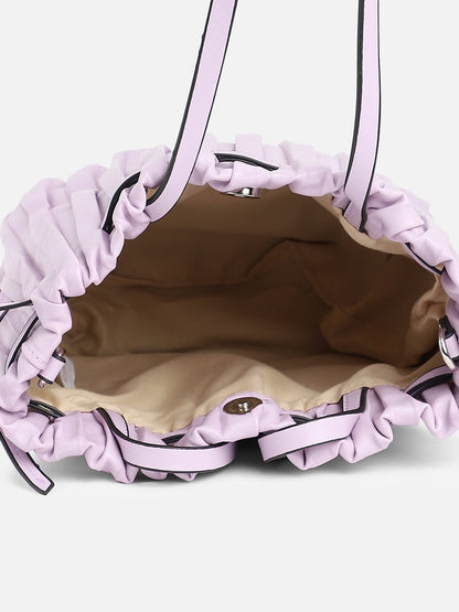 Tug-And-Go Lavender Bucket Bag