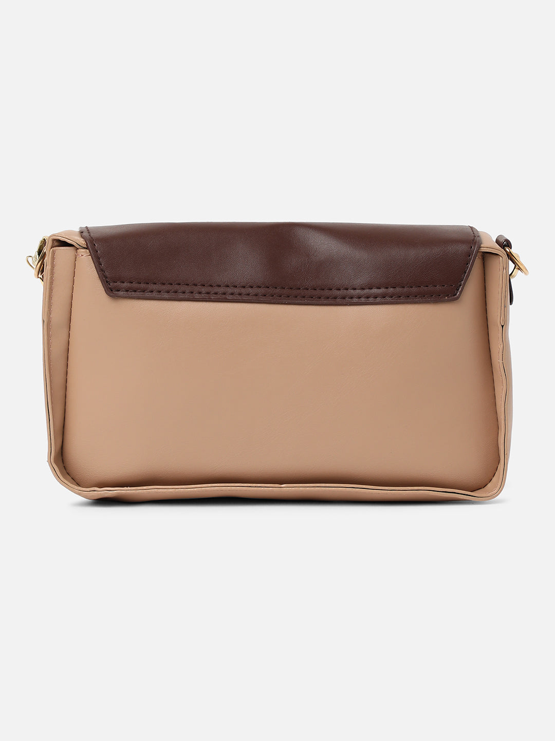 Kristi Brown & Cream Cross Body Bag
