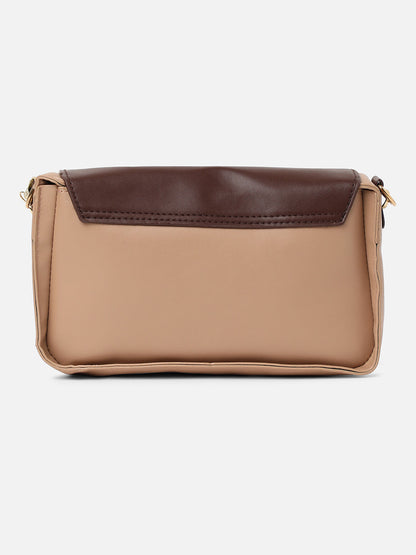 Kristi Brown & Cream Cross Body Bag