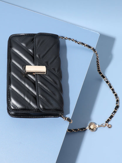 Blackberry Babe Black Cross Body Bag