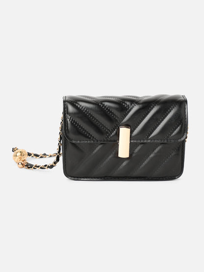 Blackberry Babe Black Cross Body Bag