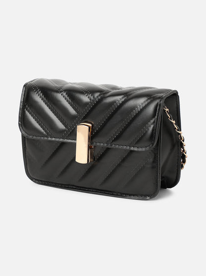 Blackberry Babe Black Cross Body Bag