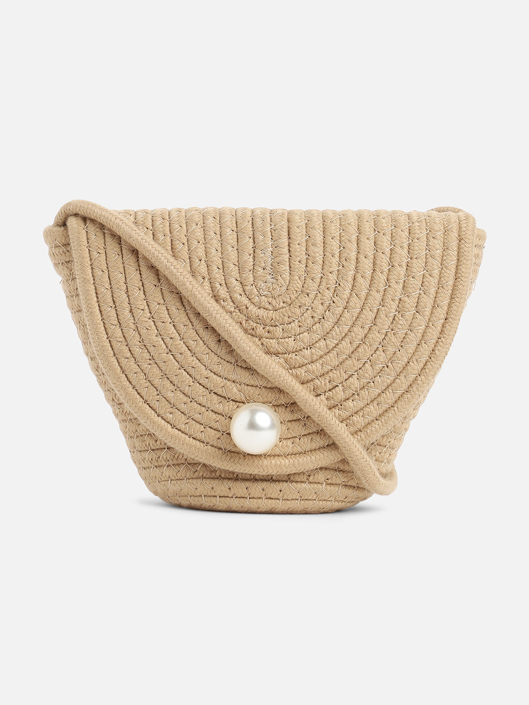 Sandy Beige Cross Body Bag