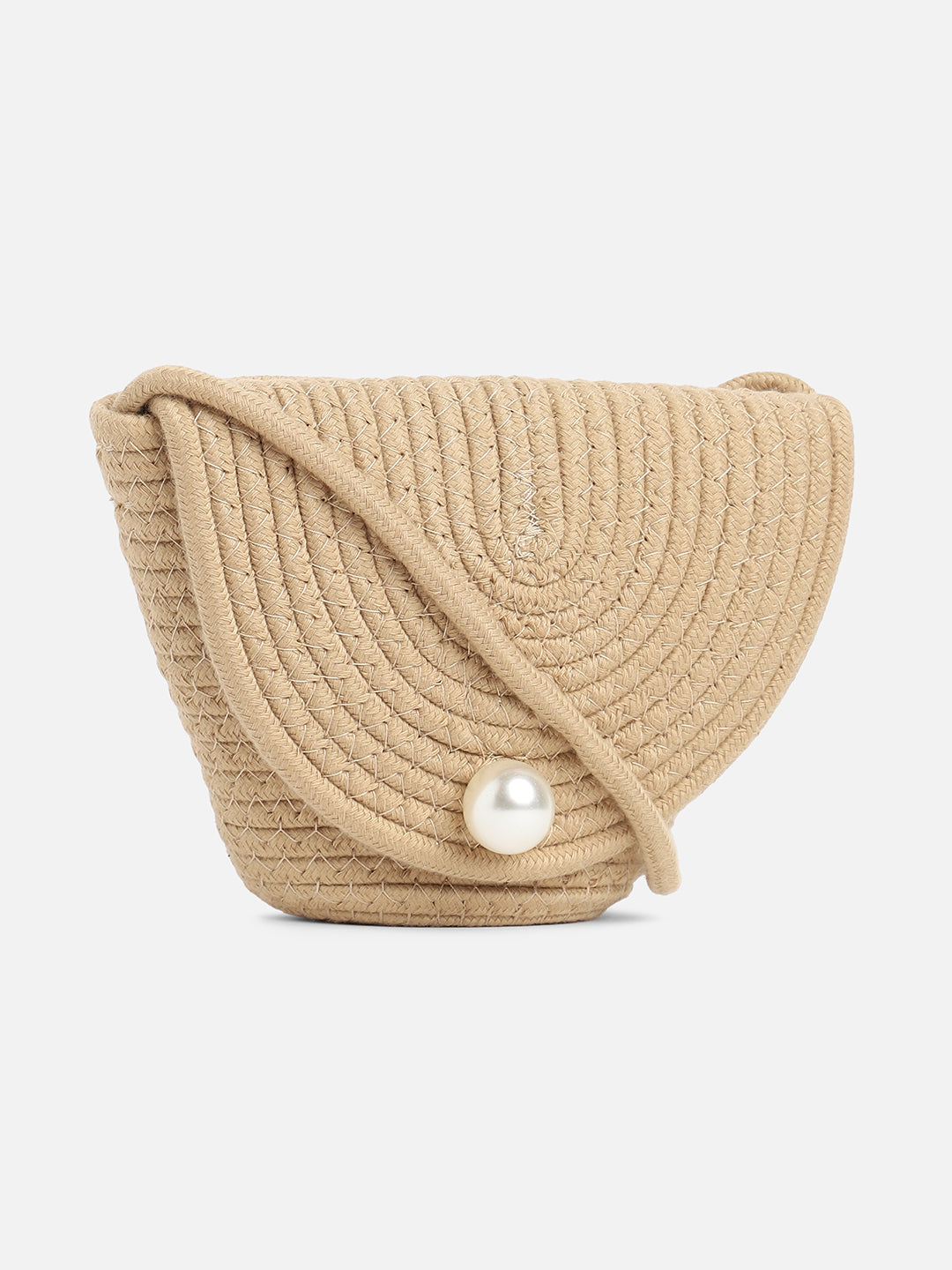 Sandy Beige Cross Body Bag