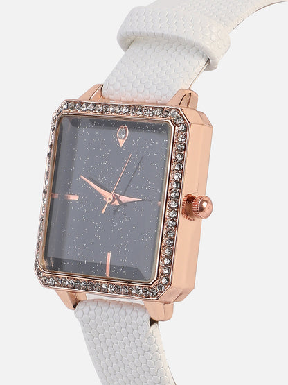 Sophia White Watch Combo