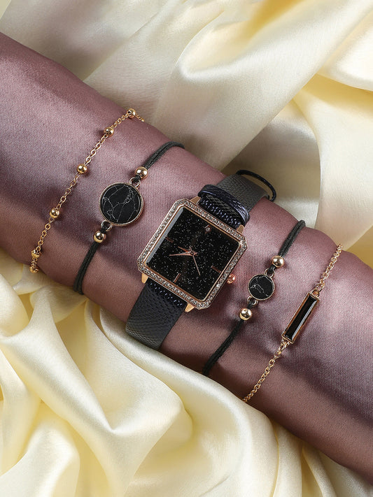 Sophia Black Watch Combo