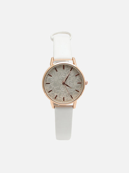 Eleanor White Watch Combo