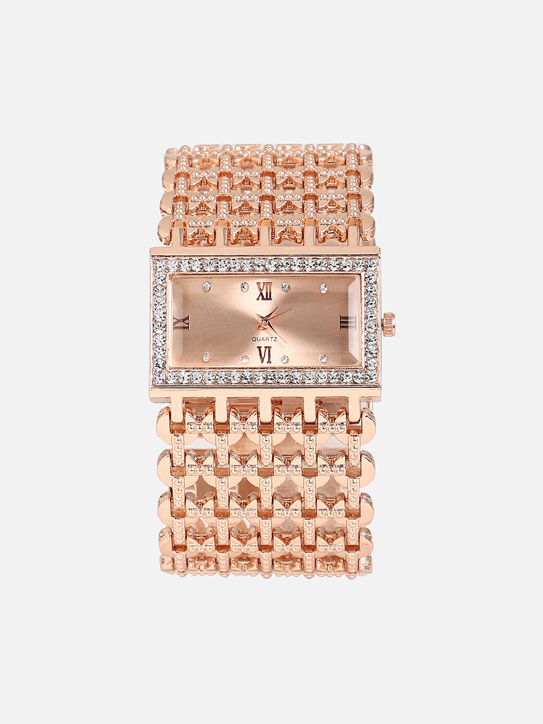 Kayra Rose Gold Watch Combo