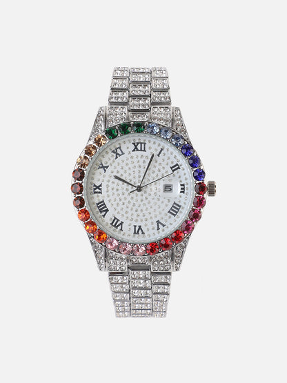 Aurora Silver Watch Combo