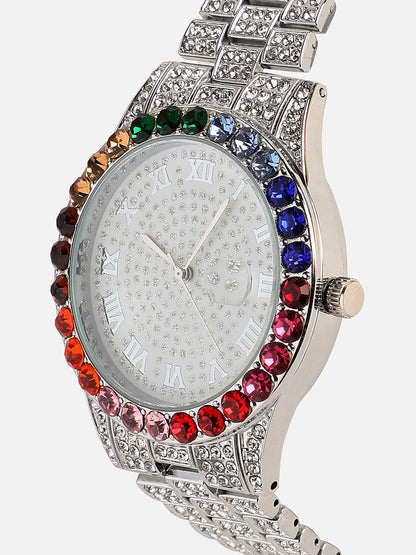 Aurora Silver Watch Combo