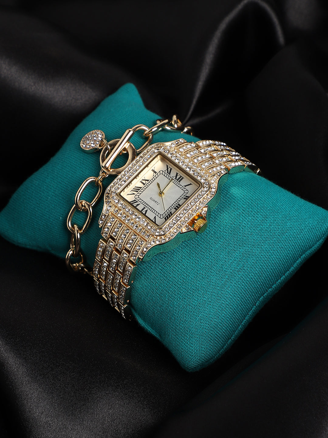 Seren Rose Gold Watch Combo