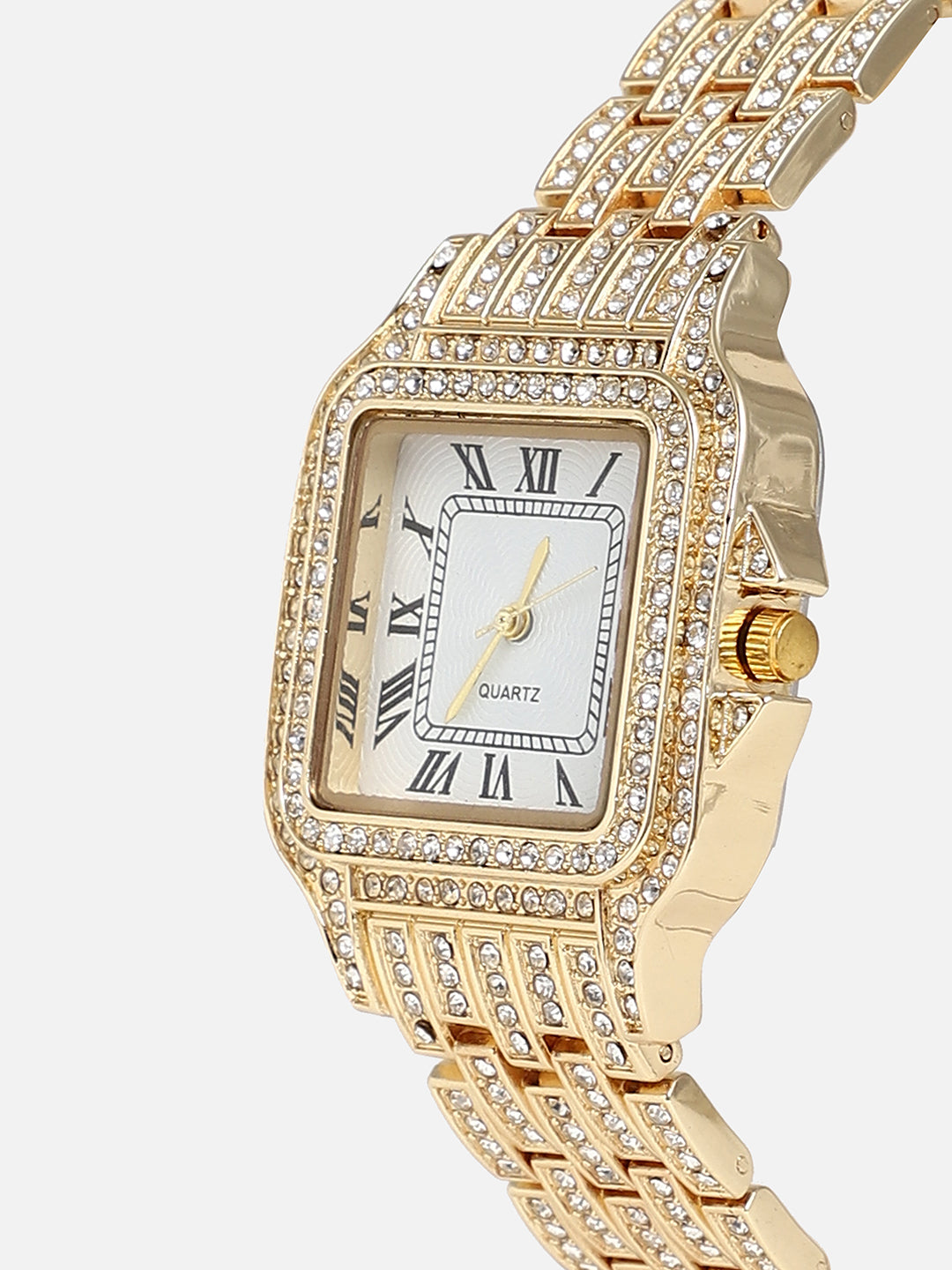 Seren Rose Gold Watch Combo