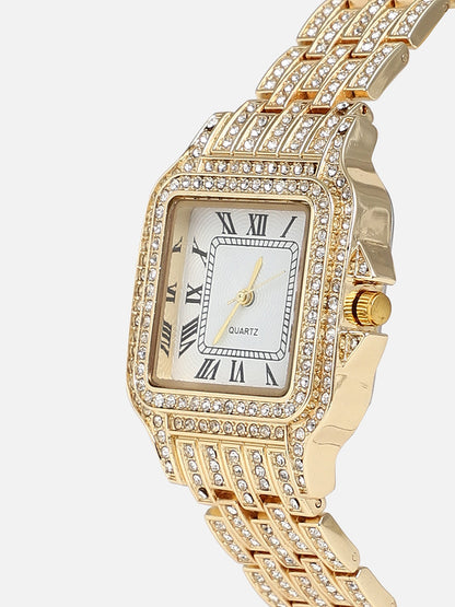 Seren Rose Gold Watch Combo