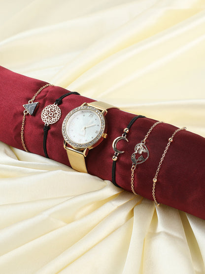 Amelia Gold Watch Combo