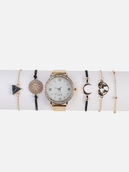 Amelia Gold Watch Combo