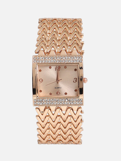 Kiara Rose Gold Watch Combo