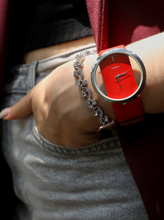 Chloe Red Watch Combo
