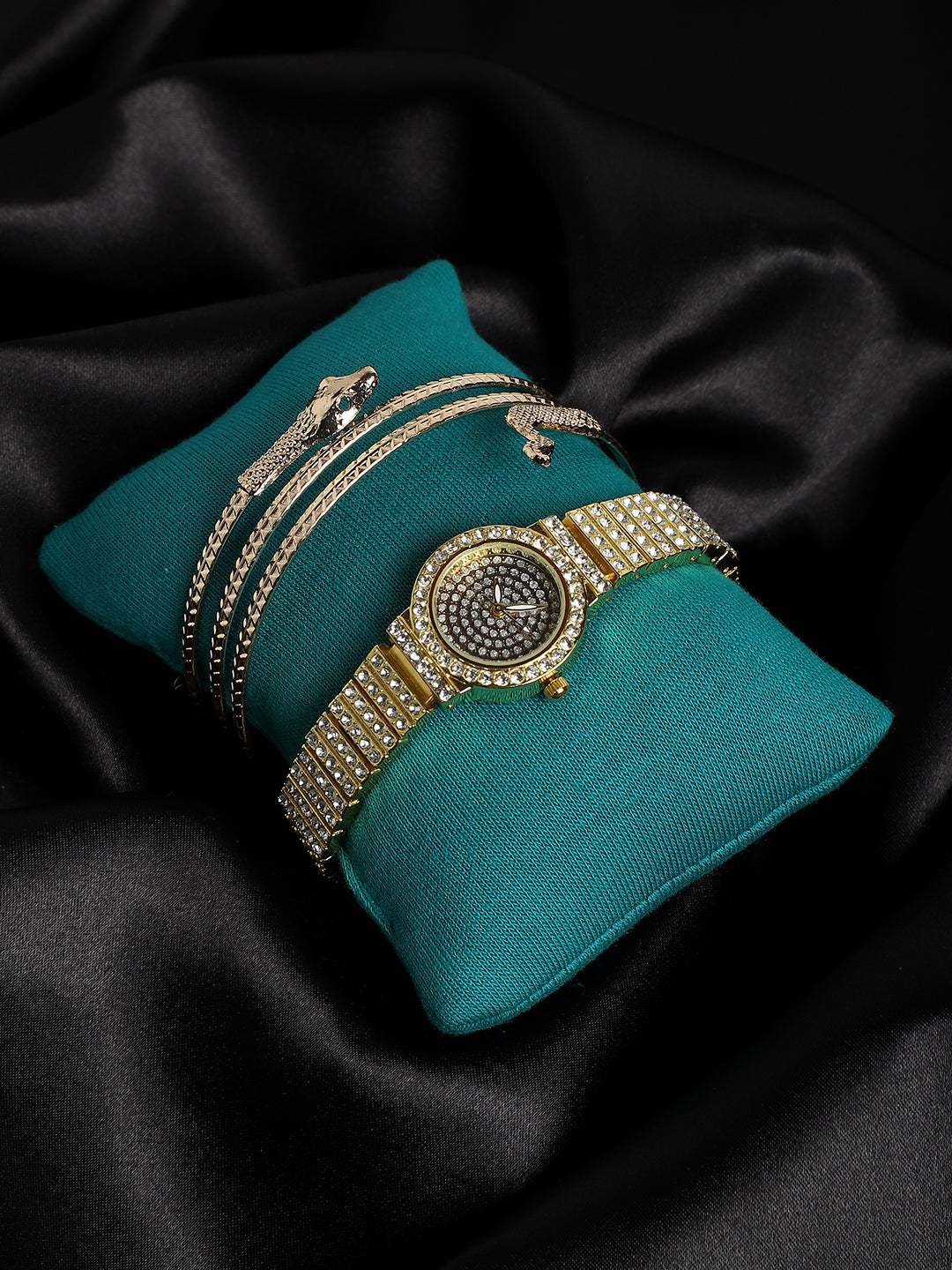 Leia Rose Gold Watch Combo