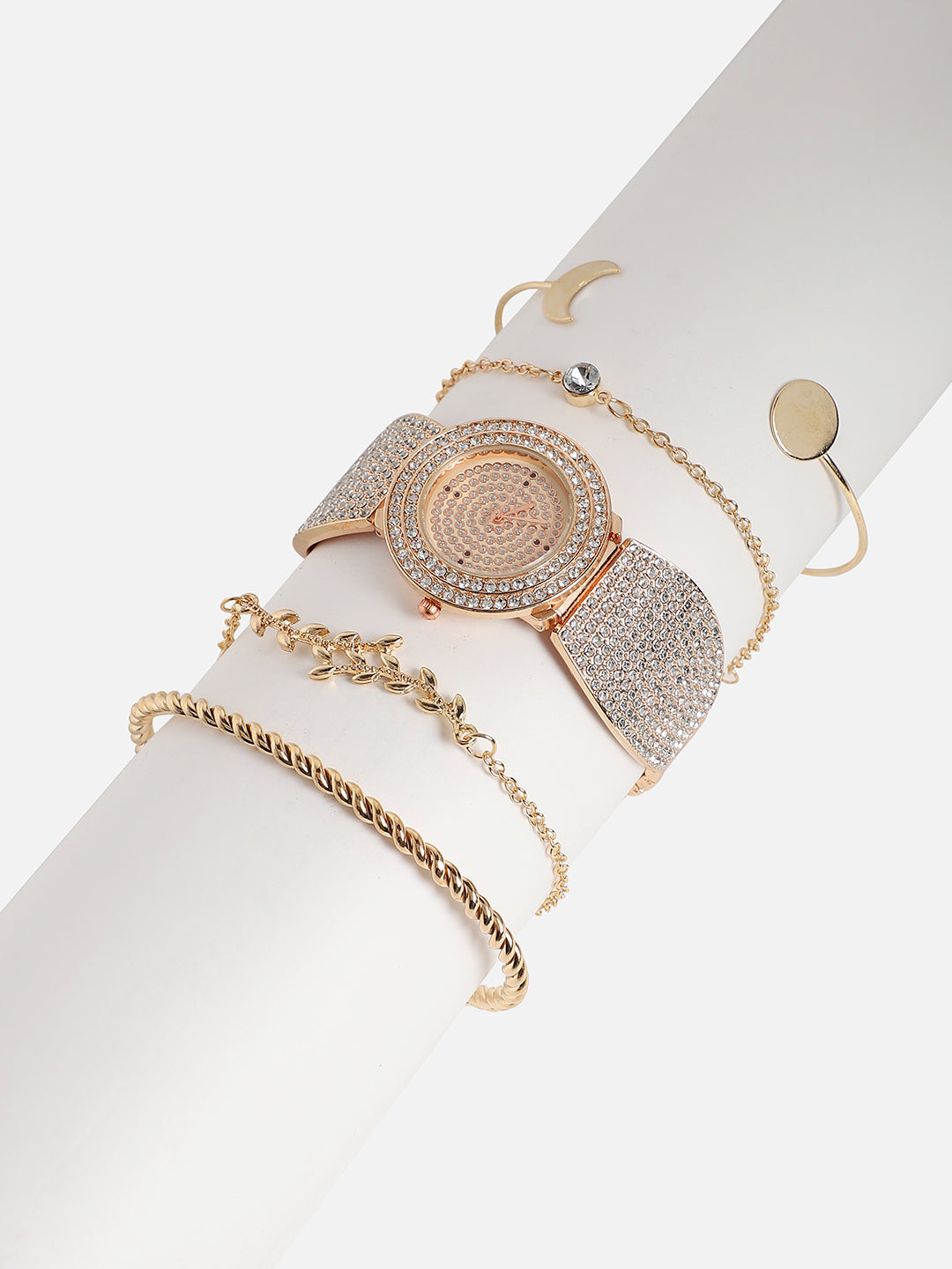 Leonor Silver Watch Combo