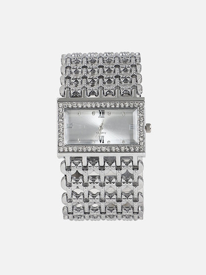 Kayra Silver Watch Combo