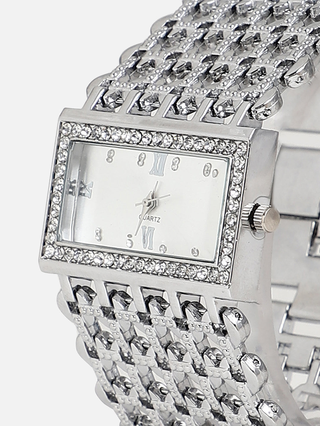 Kayra Silver Watch Combo