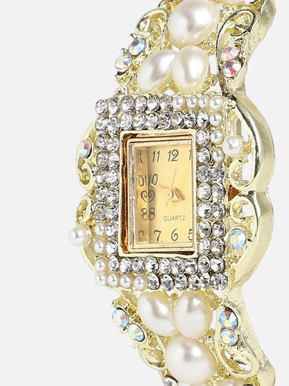 Siara Gold Watch Combo