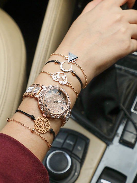 Cora Gold Watch Combo