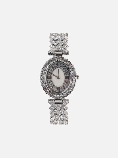 Alanna Silver Watch Combo
