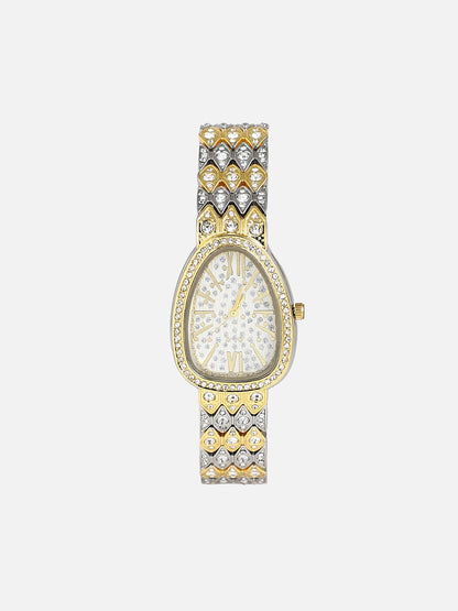 The Roman Ophidian Oval Watch - Ivory White