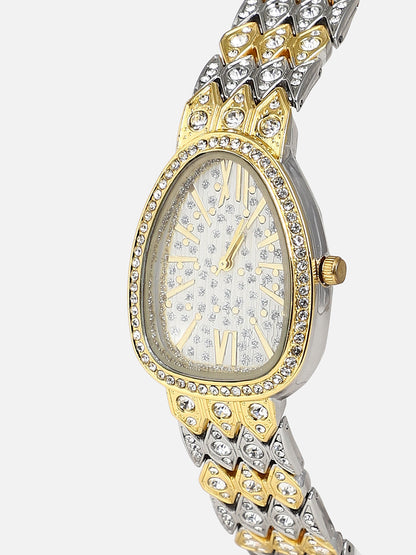 The Roman Ophidian Oval Watch - Ivory White