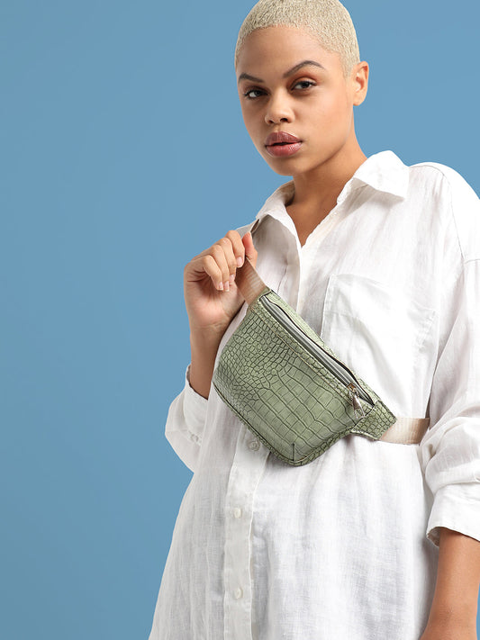 Frieda Green Belt Bag