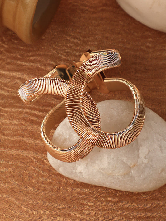 Gold Plated Designer Stone Party Bracelet