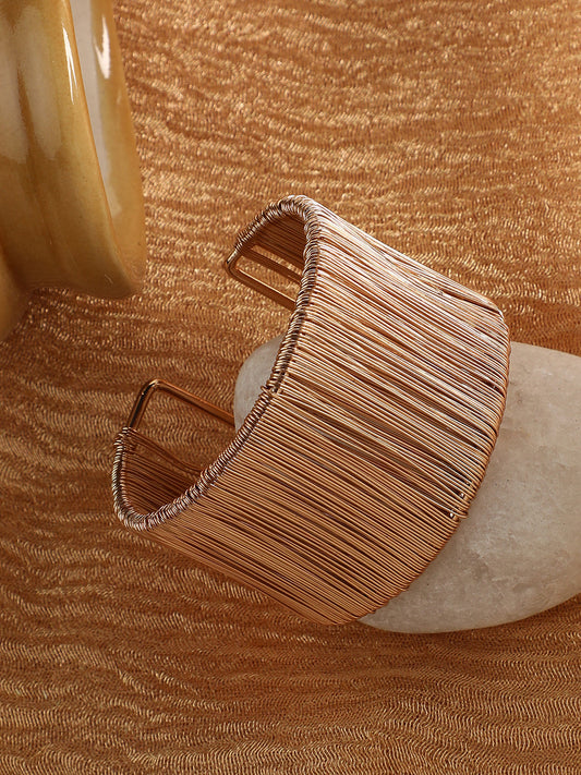 Gold Plated Designer Stone Party Bracelet