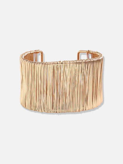 Gold Plated Designer Stone Party Bracelet