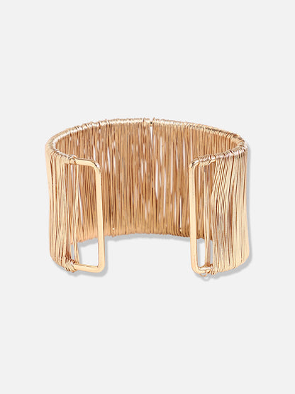 Gold Plated Designer Stone Party Bracelet
