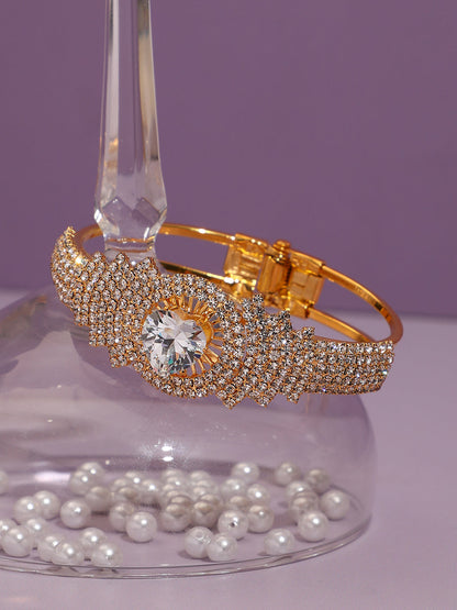 Gold Plated Designer Party Bracelet