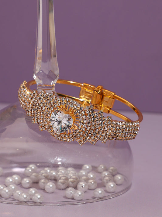 Gold Plated Designer Party Bracelet