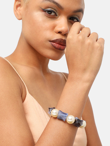 GOLD PLATED PARTY DESIGNER STONE STONE BRACELET FOR WOMEN