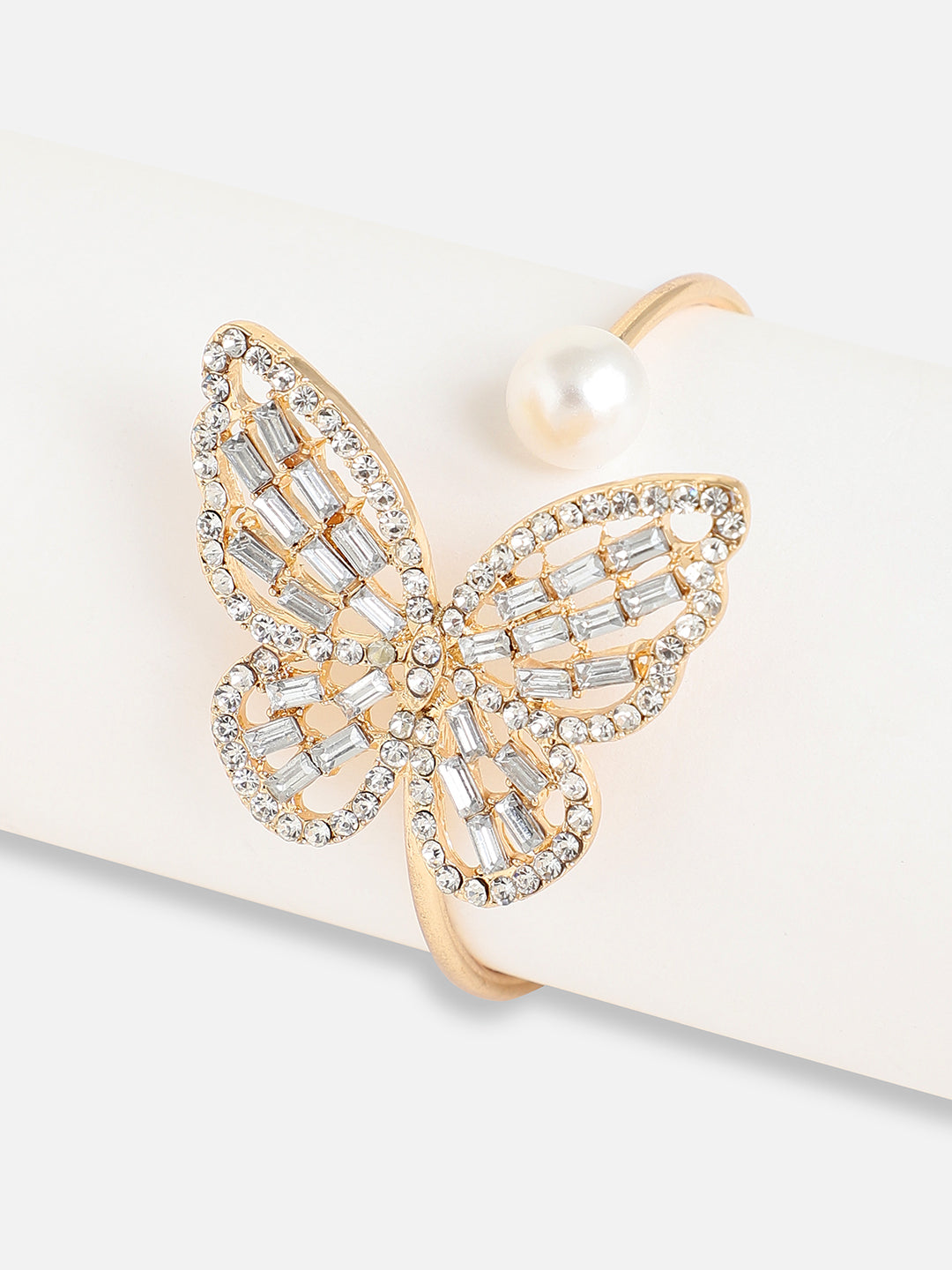 Gold Plated Designer Stone Casual Bracelet For Women