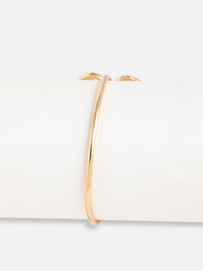 Gold Plated Designer Stone Casual Bracelet For Women