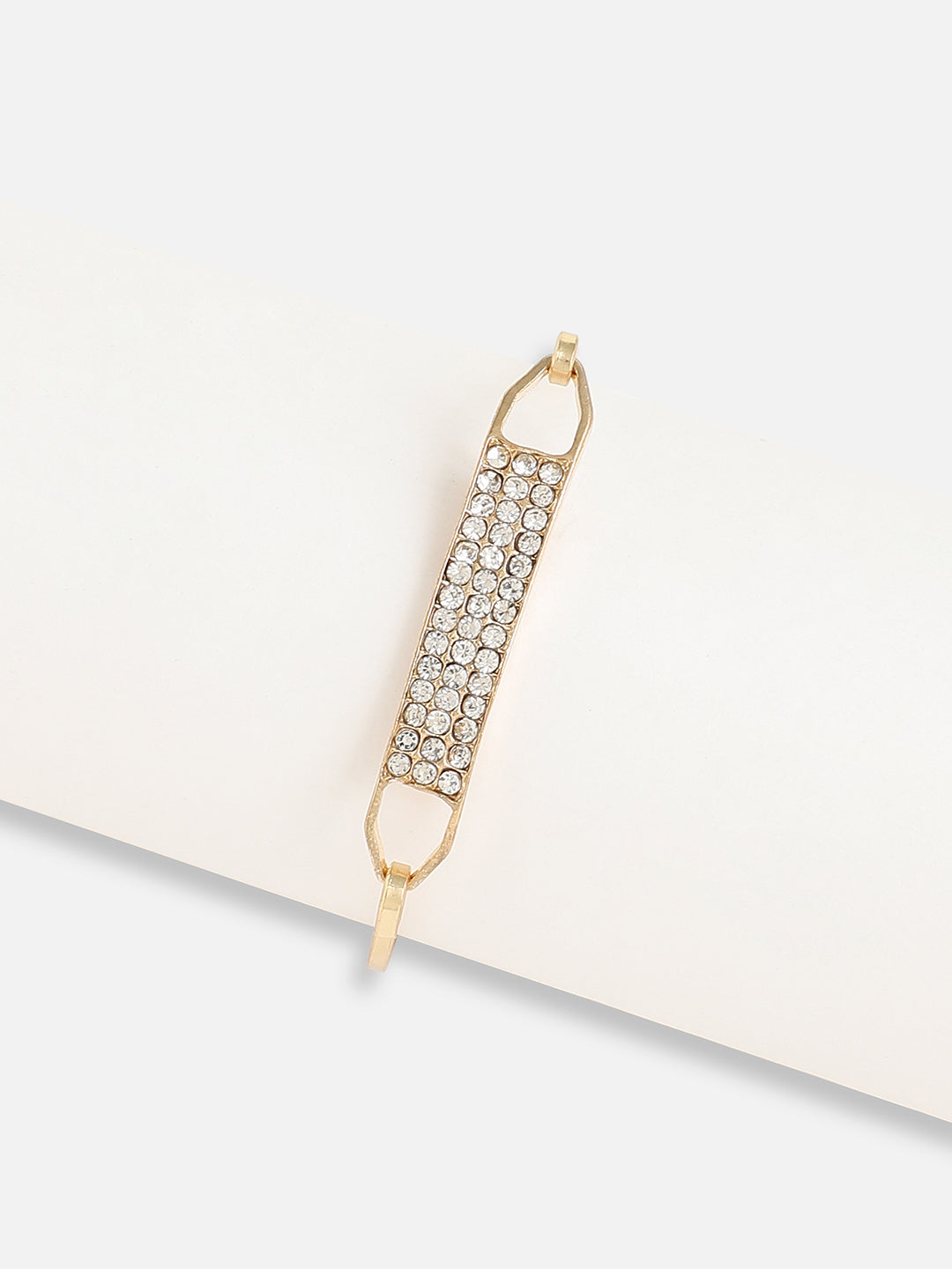 Gold Plated Designer Stone Casual Bracelet For Women