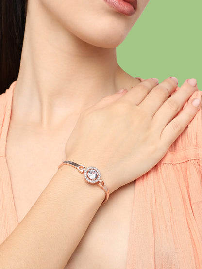 Gold Plated Designer Stone Casual Bracelet For Women